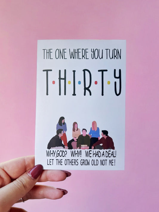 Thirty Birthday Card