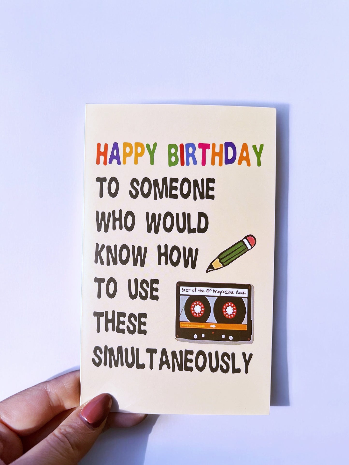 Mixtape Birthday Card